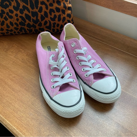 Converse All Star Low Top Violet Sneakers - Picture 3 of 9